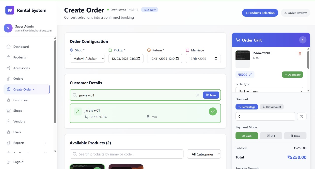 Rental Management System